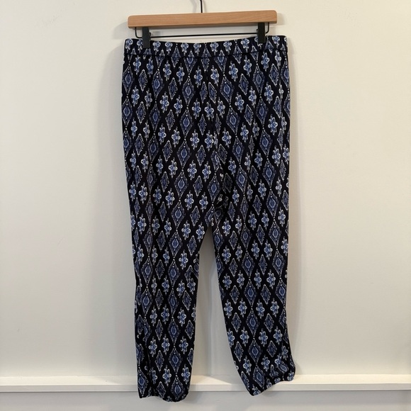 Women’s White House Black Market Blue patterned jogger Dress Pants size small - Picture 8 of 8